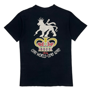 Late 80’s Stussy One World One Love t-shirt - M/L