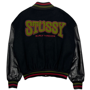 Early 90’s Stussy Burly Threads varsity jacket - L