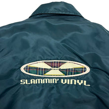 Load image into Gallery viewer, 90’s Slammin’ Vinyl MA2 bomber jacket - L