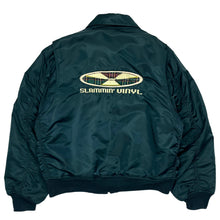 Load image into Gallery viewer, 90’s Slammin’ Vinyl MA2 bomber jacket - L