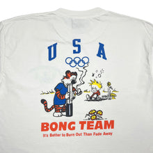 Load image into Gallery viewer, 90’s Calvin &amp; Hobbes USA Bong Team t-shirt - L