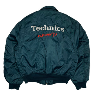 1997 Technics Roadshow MA2 bomber jacket - L