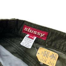 Load image into Gallery viewer, 90’s Stussy criss-cross corduroy trousers - 32