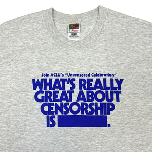 Late 90’s Censorship t-shirt - L