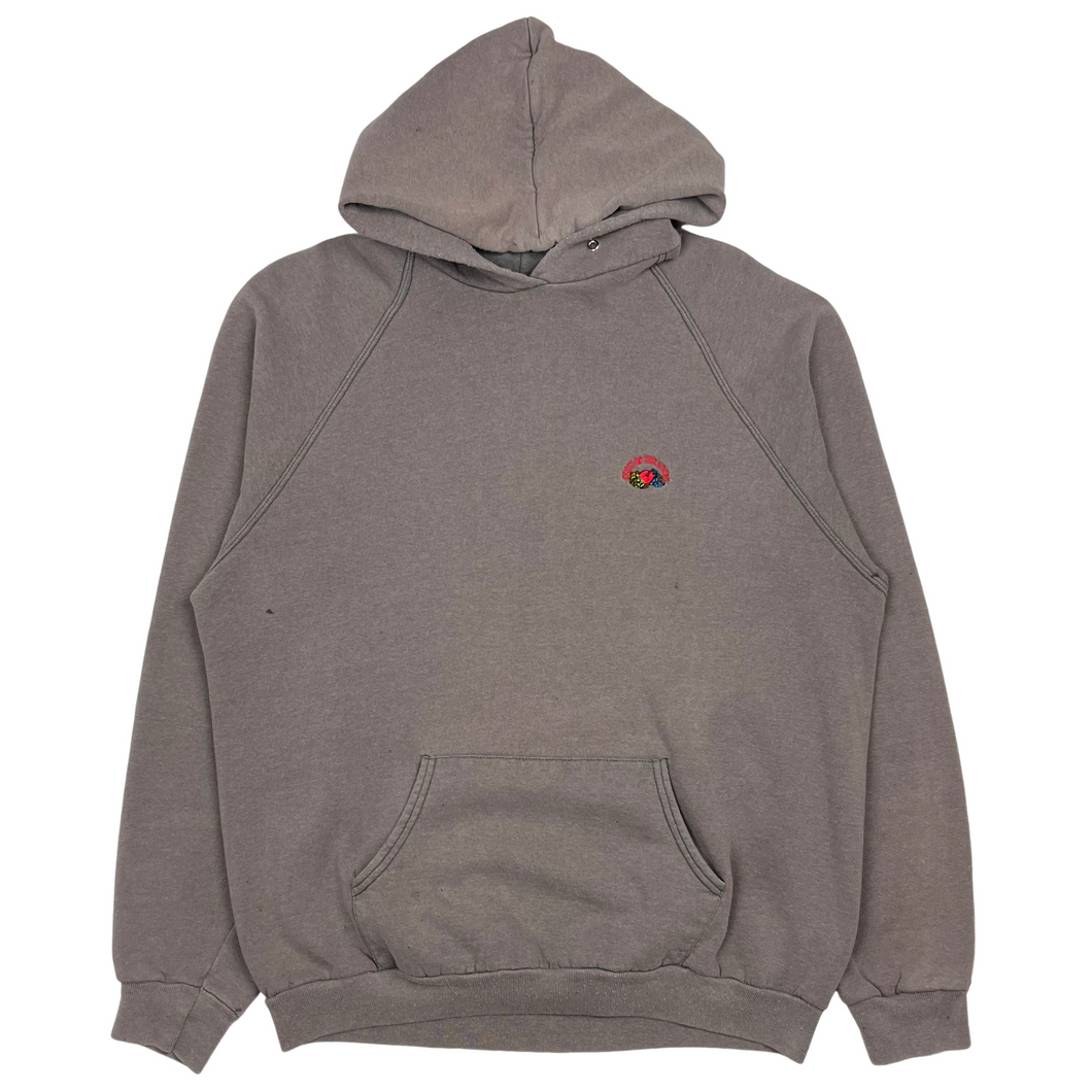 90’s Fruit of the Loom faded plumb hoodie - L/XL