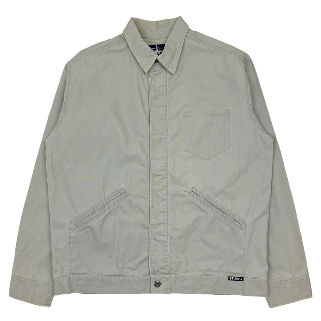 Early 2000’s Stussy twill work jacket - L