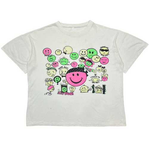 80’s Acid Smileys t-shirt - L