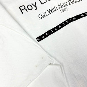 90’s Roy Lichtenstein Girl With Hair Ribbon Guggenheim Museum t-shirt - XL