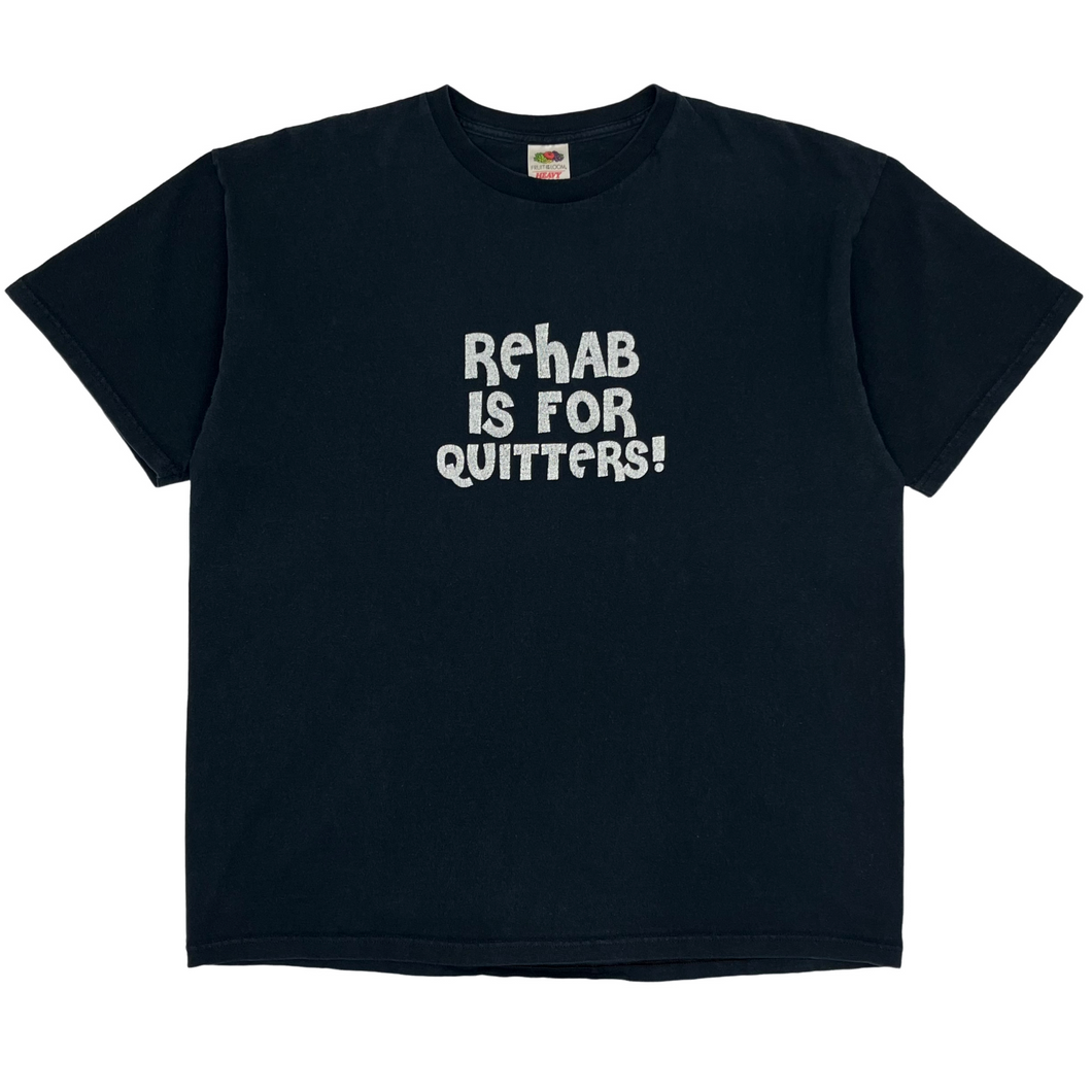 Early 2000’s Rehab is for quitters t-shirt - XL