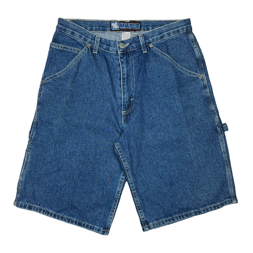 90’s Maple Skateboards denim shorts - 32
