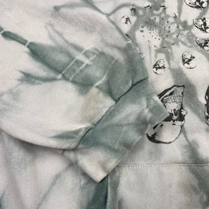 90’s Skulls tie-dye hoodie - XL