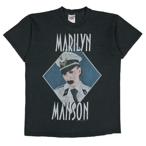 2003 Marilyn Manson Grotesk Burlesk t-shirt - M