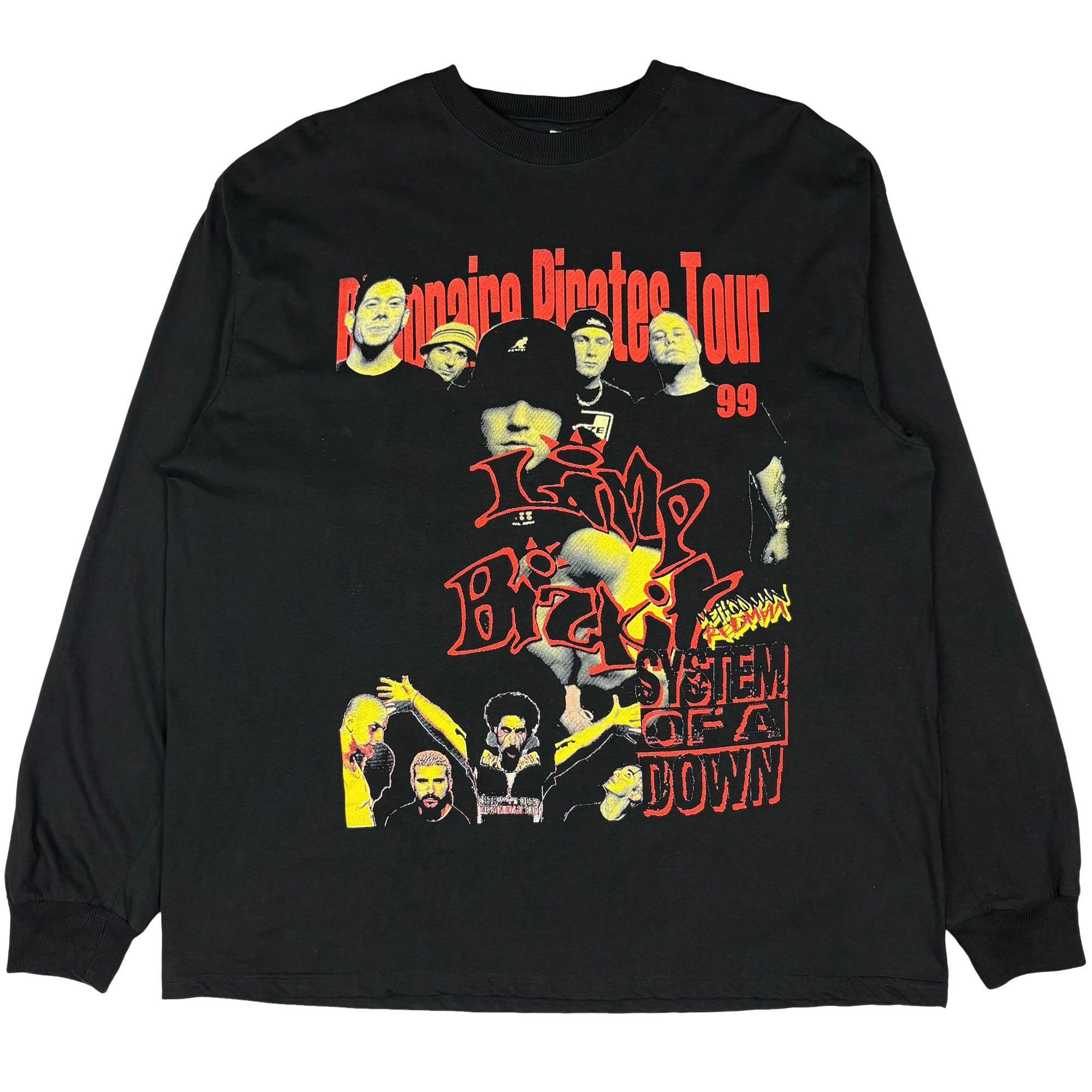 1999 Limp Bizkit Billionaire Pirates Tour long sleeve t-shirt - XL