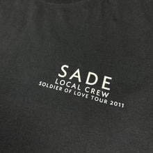 Load image into Gallery viewer, 2011 Sade Soldier of Love Local Crew t-shirt - M/L