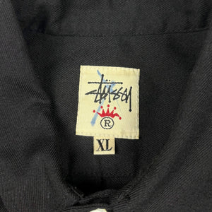 90’s Stussy black sleeve shirt - XL