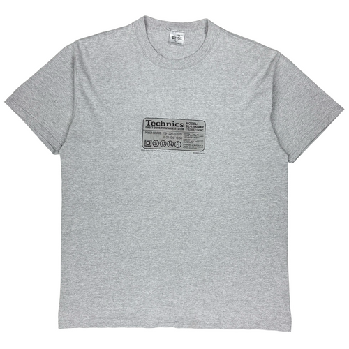 Early 2000’s Technics SL-1200MK2 t-shirt - L