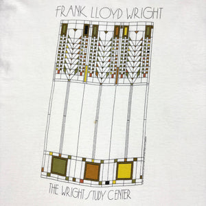 1989 Frank Lloyd Wright The Wright Study Center t-shirt - L