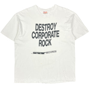Early 90’s SST Records Destroy Corporate Rock t-shirt - XL