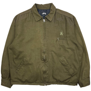Early 90’s Stussy broken crown harrington jacket - XL