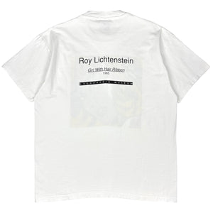 90’s Roy Lichtenstein Girl With Hair Ribbon Guggenheim Museum t-shirt - XL