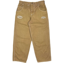 Load image into Gallery viewer, 90’s Crime Inc Earache Records contrast stitch pants - 34