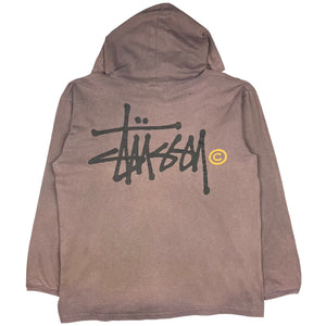 Early 90’s Stussy hooded long sleeve t-shirt - XL