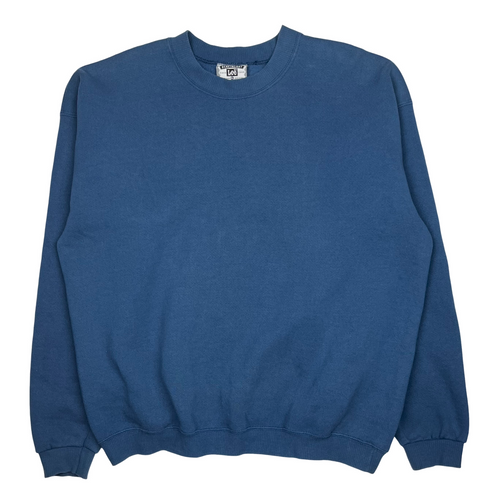90’s Lee blank blue sweatshirt - XL