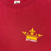 Load image into Gallery viewer, Mid 90’s Stussy Crown logo t-shirt - XL