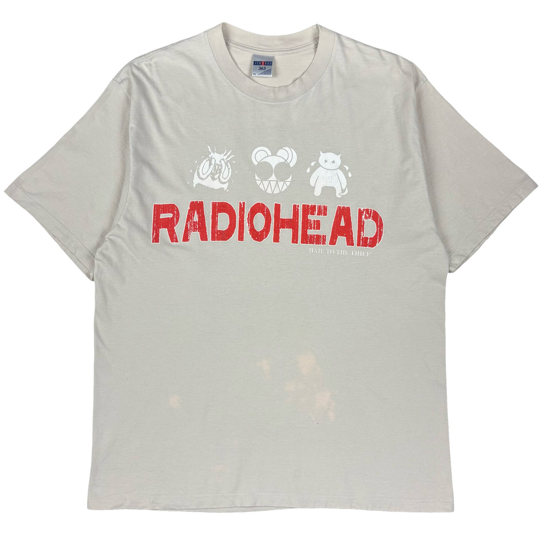 2003 Radiohead Hail to the Theif t-shirt - XL