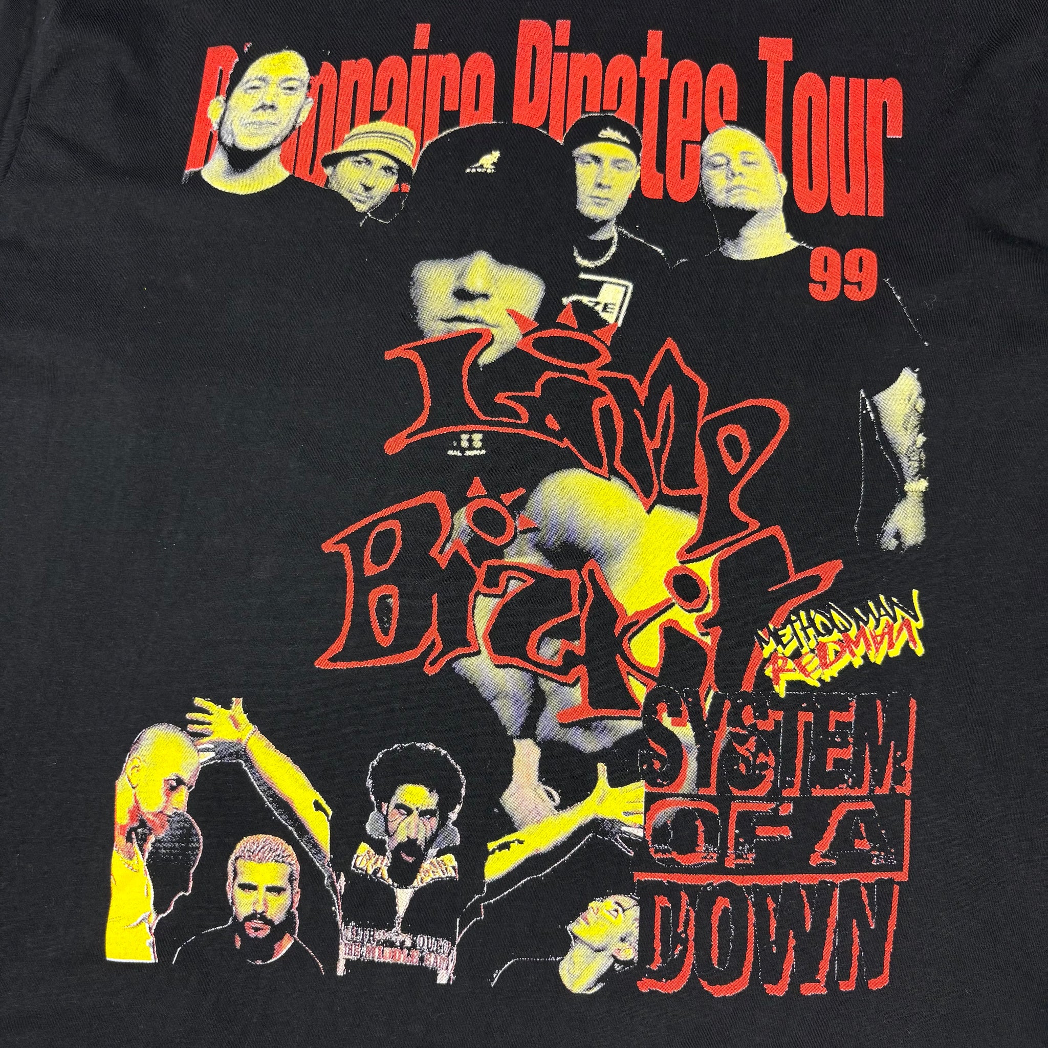 1999 Limp Bizkit Billionaire Pirates Tour long sleeve t-shirt - XL