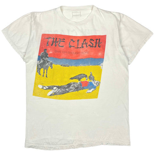 80’s The Clash Give Em’ Enough Rope t-shirt - M