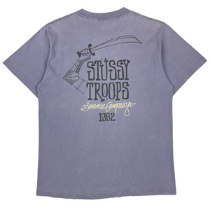 1992 Stussy Troops Summer Campaign t-shirt - L