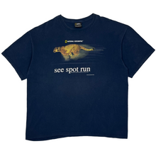 Load image into Gallery viewer, 2004 National Geographic See spot run t-shirt - XL