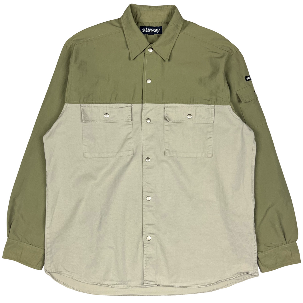 90’s Stussy long sleeve shirt - L