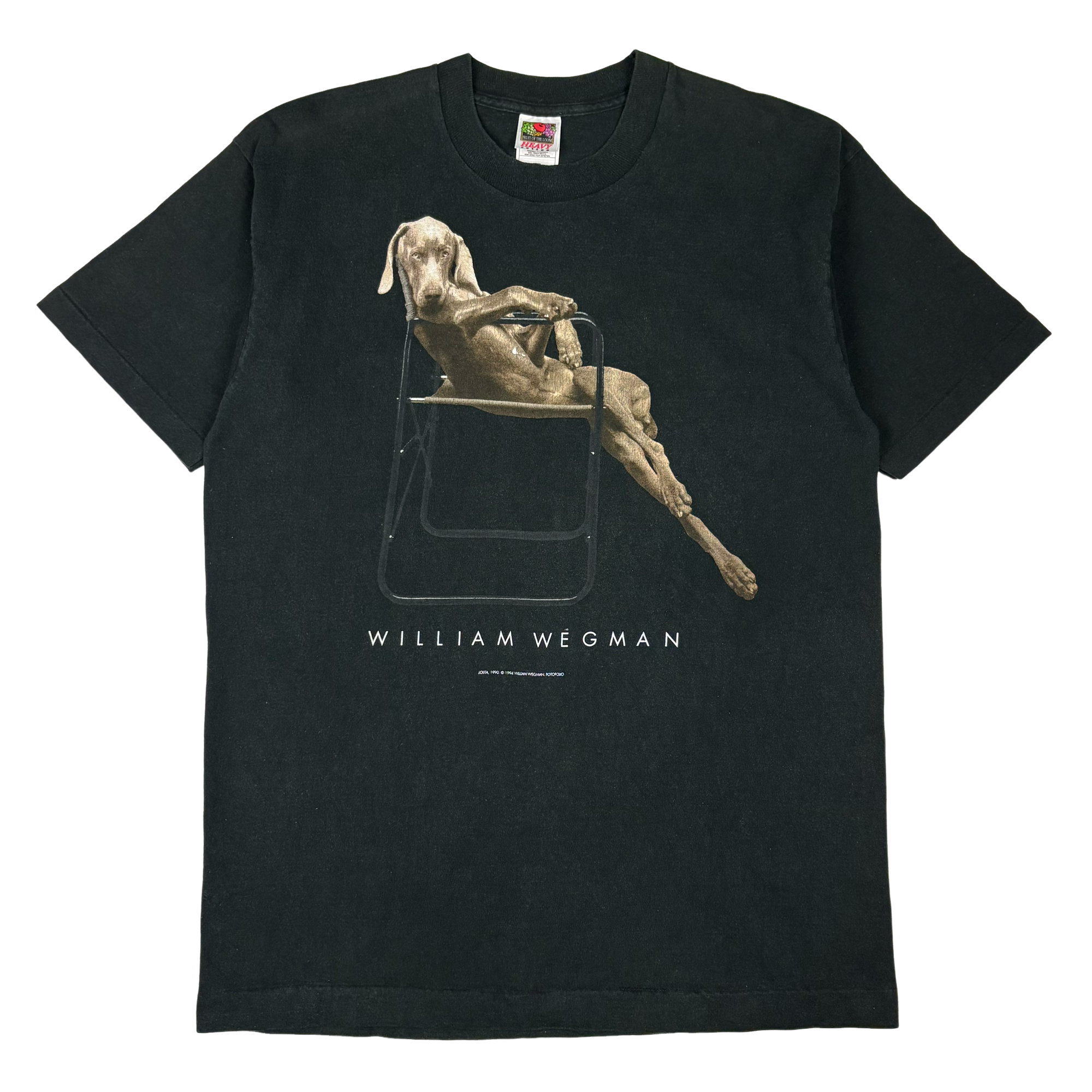 1994年 ウィリアム・ウェグマン Tシャツ XL 1994年 ウィリアム・ウェグマン Tシャツ XL