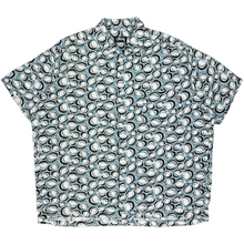 Load image into Gallery viewer, Late 80’s Stussy Galaxy pattern rayon shirt - L/XL