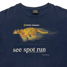 Load image into Gallery viewer, 2004 National Geographic See spot run t-shirt - XL