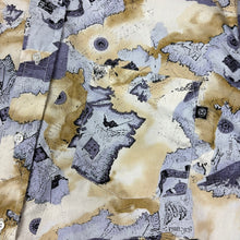 Load image into Gallery viewer, Late 80’s Stussy Map print long sleeve shirt - XL