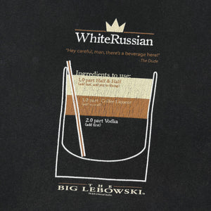 Early 00’s The Big Lebowski White Russian t-shirt - L