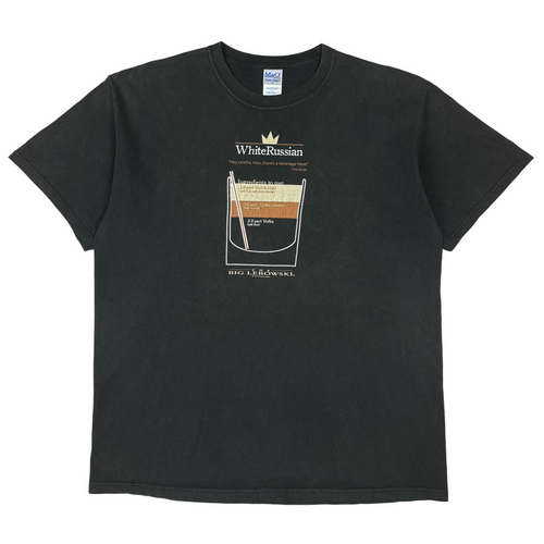 Early 00’s The Big Lebowski White Russian t-shirt - L