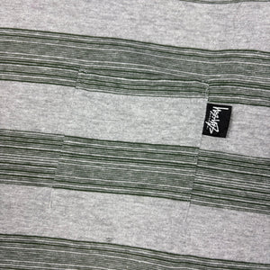 Late 80’s Stussy striped long sleeve Tom Tom t-shirt - L
